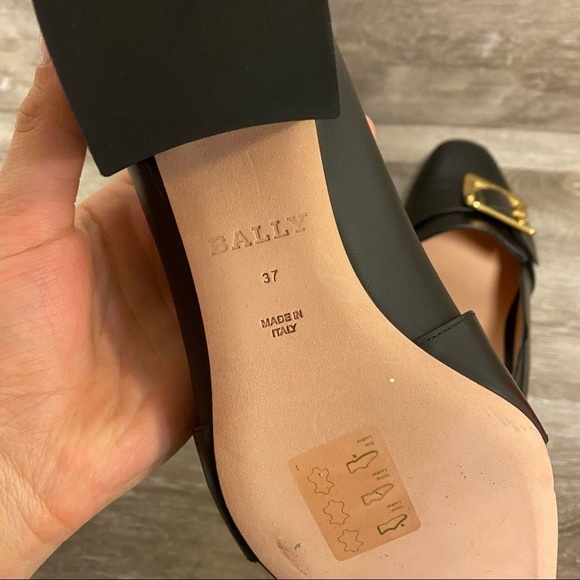 Bally | Janelle Block Heel Loafers Size 37 NEW - Picture 8 of 14